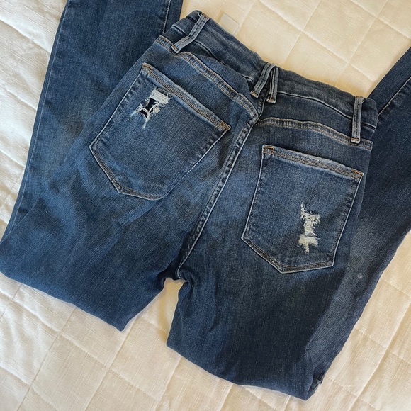 SUPER HIGH WAISTED GOOD AMERICAN GOOD LEGS JEANS - Picture 4 of 5